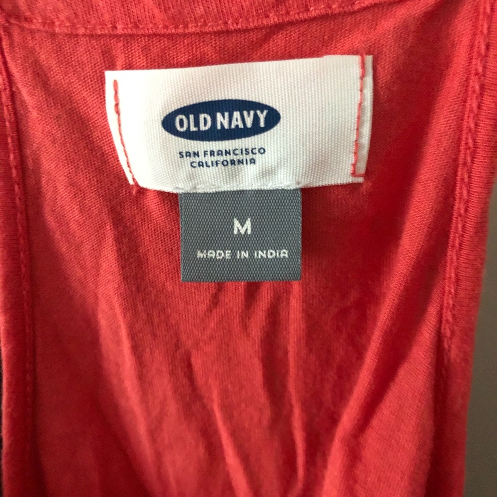 Medium orange tank top